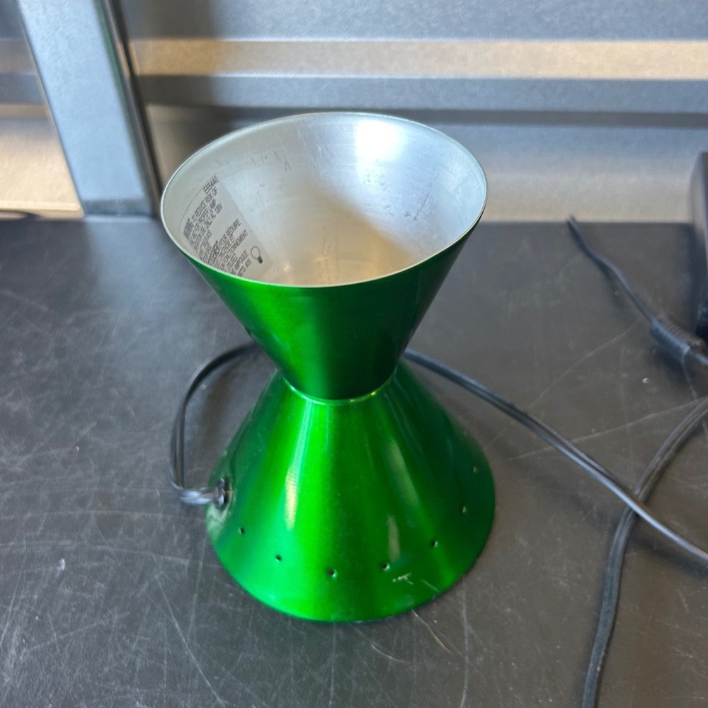 Lava Lite 5200 Metallic Green Lava Lamp Base Replacement Part 40W Retro MCM - Picture 4 of 10